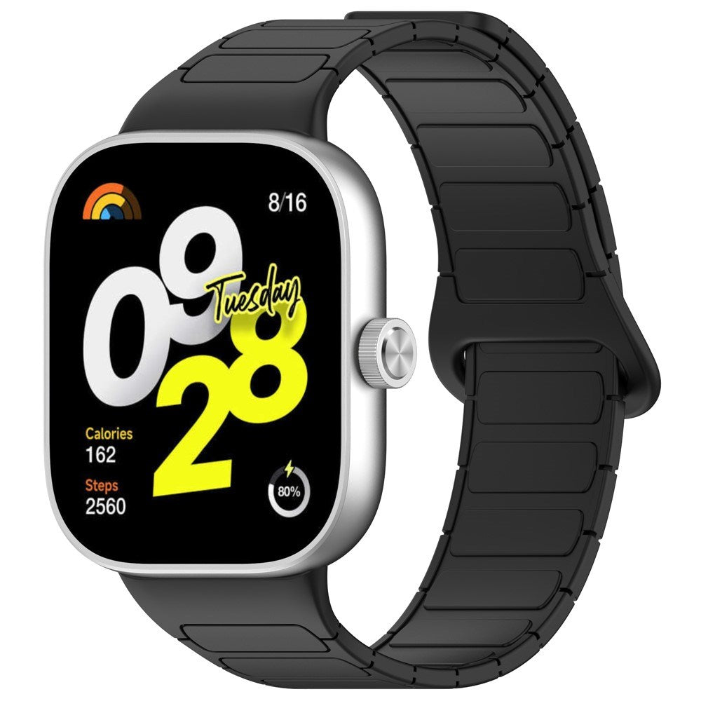 Xiaomi Redmi Watch 5 EIDERWOOD Tofarvet Silikone Urrem - Sort