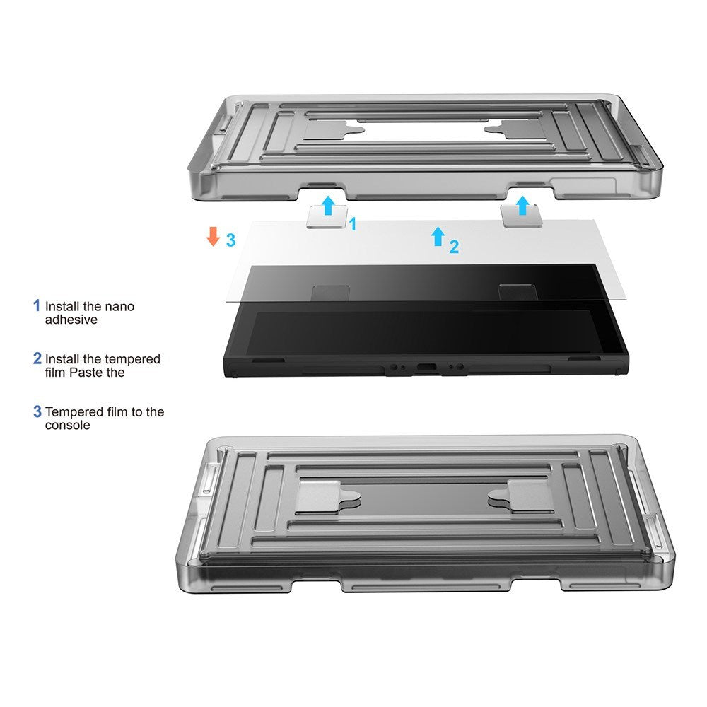 Nintendo Switch 2 Hærdet Skærmbeskyttelse - 2 Stk. - Gennemsigtig