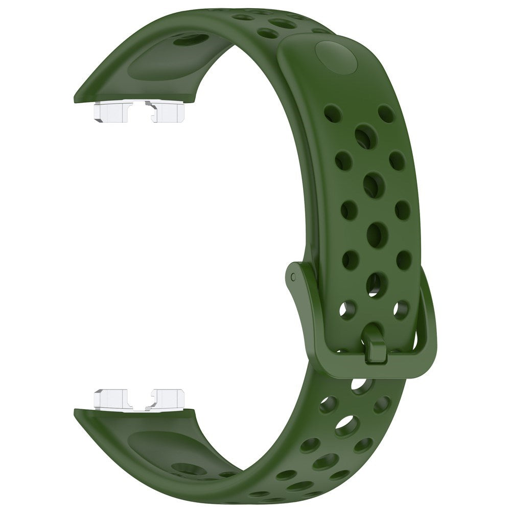 EIDERWOOD Huawei Band 10 / 9 / 8 Silikone Rem - Grøn
