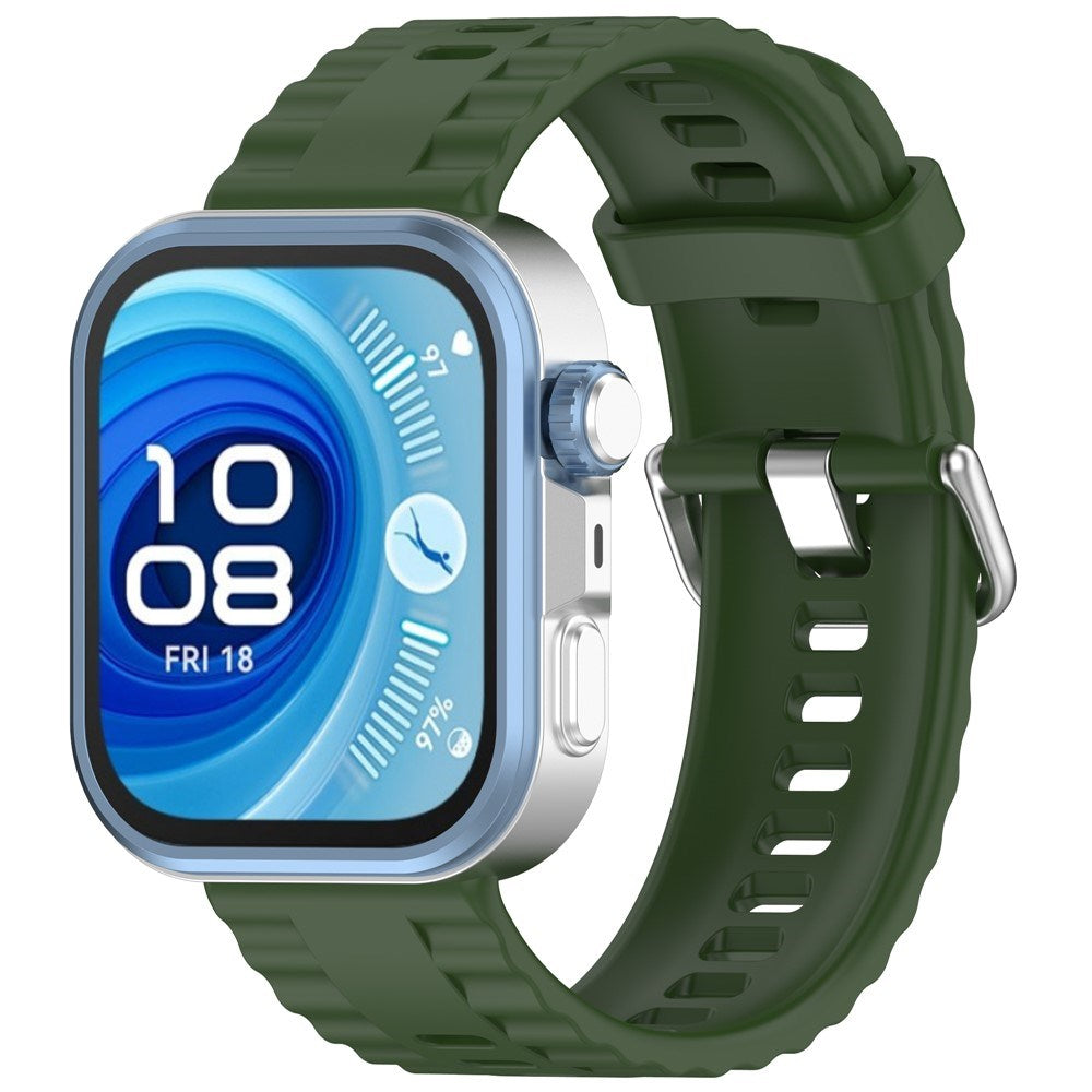 Huawei Watch Fit 5 Pro / 5 / 4 Pro / 4 / 3 EIDERWOOD Silikone Smartwatch Rem - Grøn
