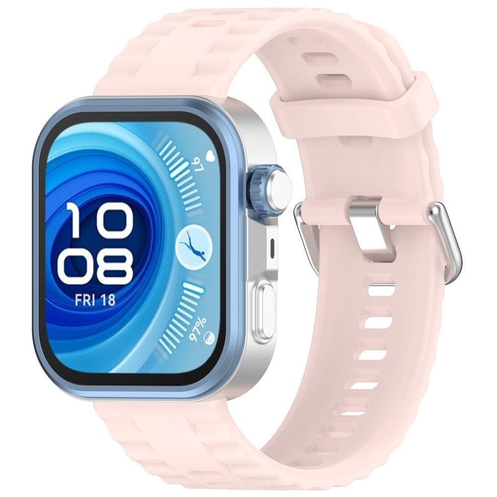 Huawei Watch Fit 5 Pro / 5 / 4 Pro / 4 / 3 EIDERWOOD Silikone Smartwatch Rem - Lyserød