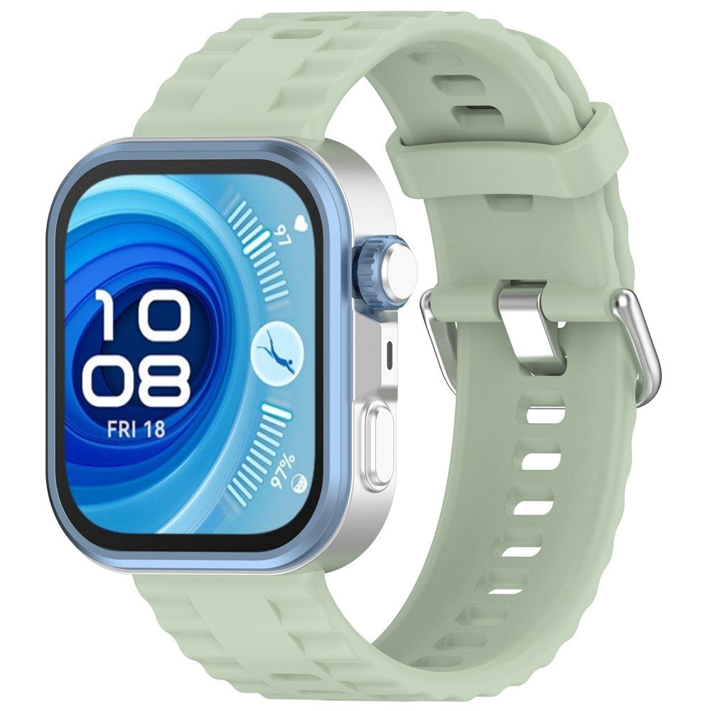 Huawei Watch Fit 5 Pro / 5 / 4 Pro / 4 / 3 EIDERWOOD Silikone Smartwatch Rem - Lysegrøn