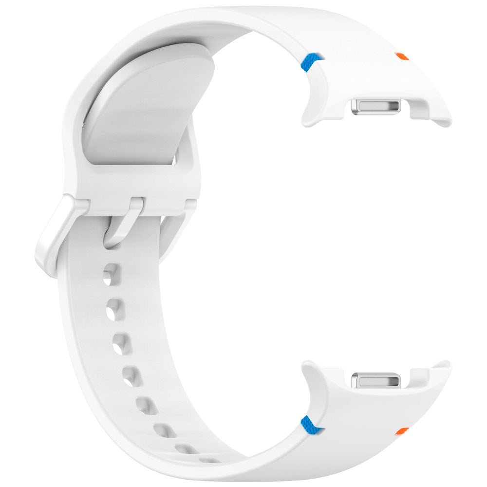 Samsung Galaxy Watch 8 / 8 Classic (40 / 44 / 46mm) - EIDERWOOD Silikone Rem m. Sylinje - White