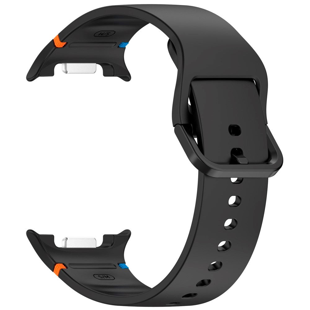 Samsung Galaxy Watch 8 / 8 Classic (40 / 44 / 46mm) - EIDERWOOD Silikone Rem m. Sylinje - Black