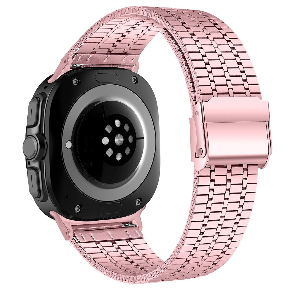Samsung Galaxy Watch 8 / 8 Classic (40 / 44 / 46mm) - EIDERWOOD Stål Rem - Lyserød