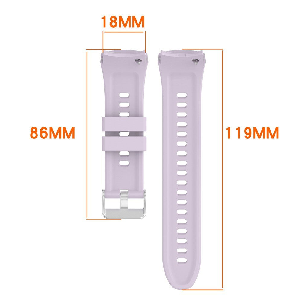 EIDERWOOD Huawei Watch 5 (42mm) Silikone Rem - Lyserød