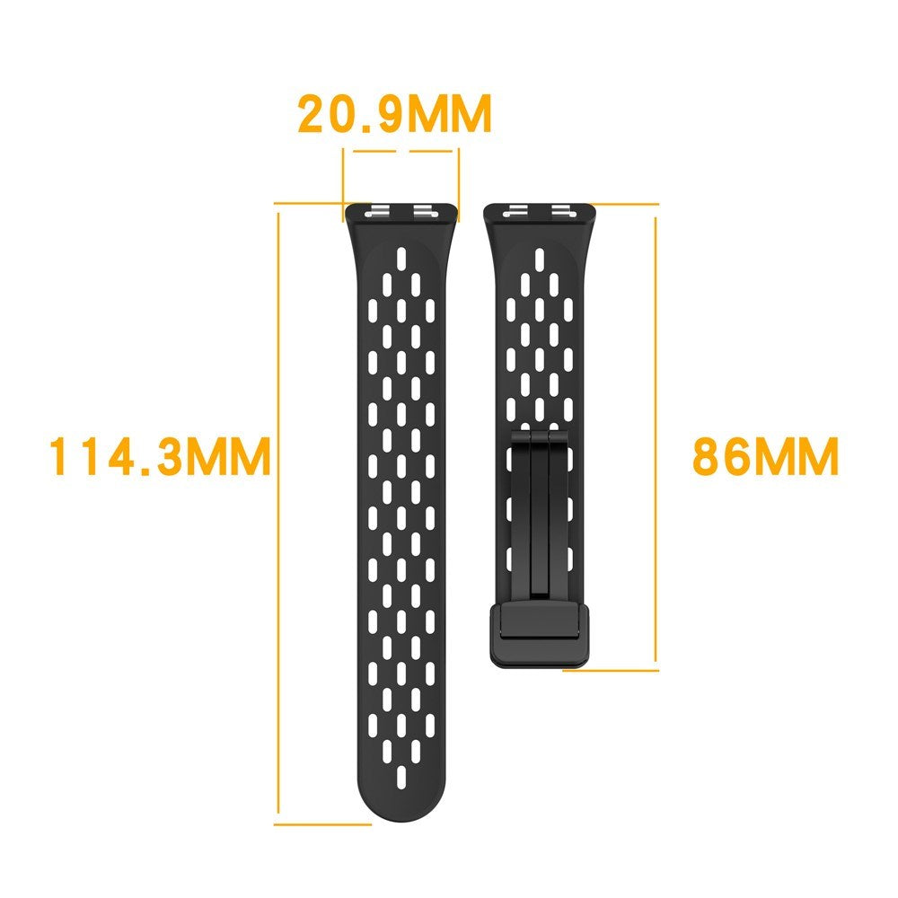Huawei Band 11 / 11 Pro EIDERWOOD Hullet Silikonerem - Grå