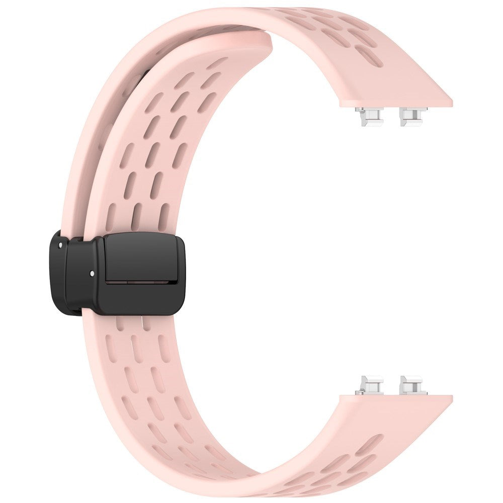 Huawei Band 11 / 11 Pro EIDERWOOD Hullet Silikonerem - Lyserød