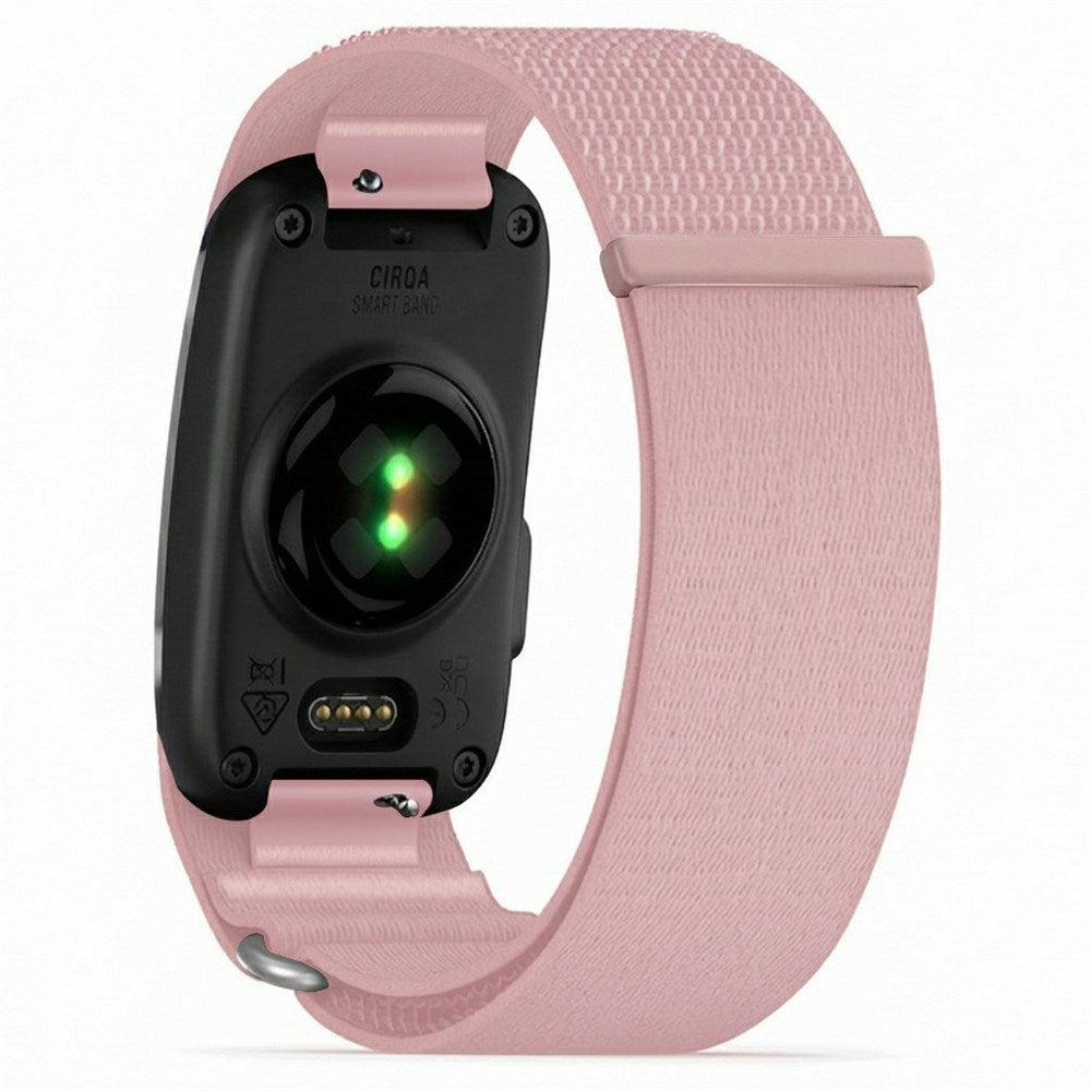 EIDERWOOD Garmin CIRQA Smart Band Nylon Urrem - Str. L-XL - Lyserød