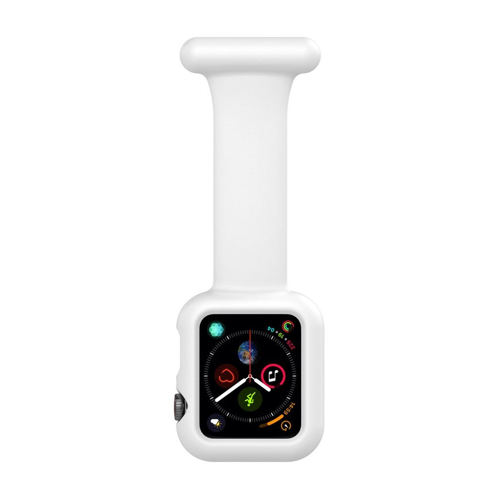 Apple Watch (38/40/SE/41/42mm) Silikone Sygepleje Urrem - Hvid