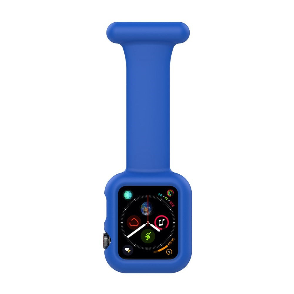 Apple Watch (38/40/SE/41/42mm) Silikone Sygepleje Urrem - Blå