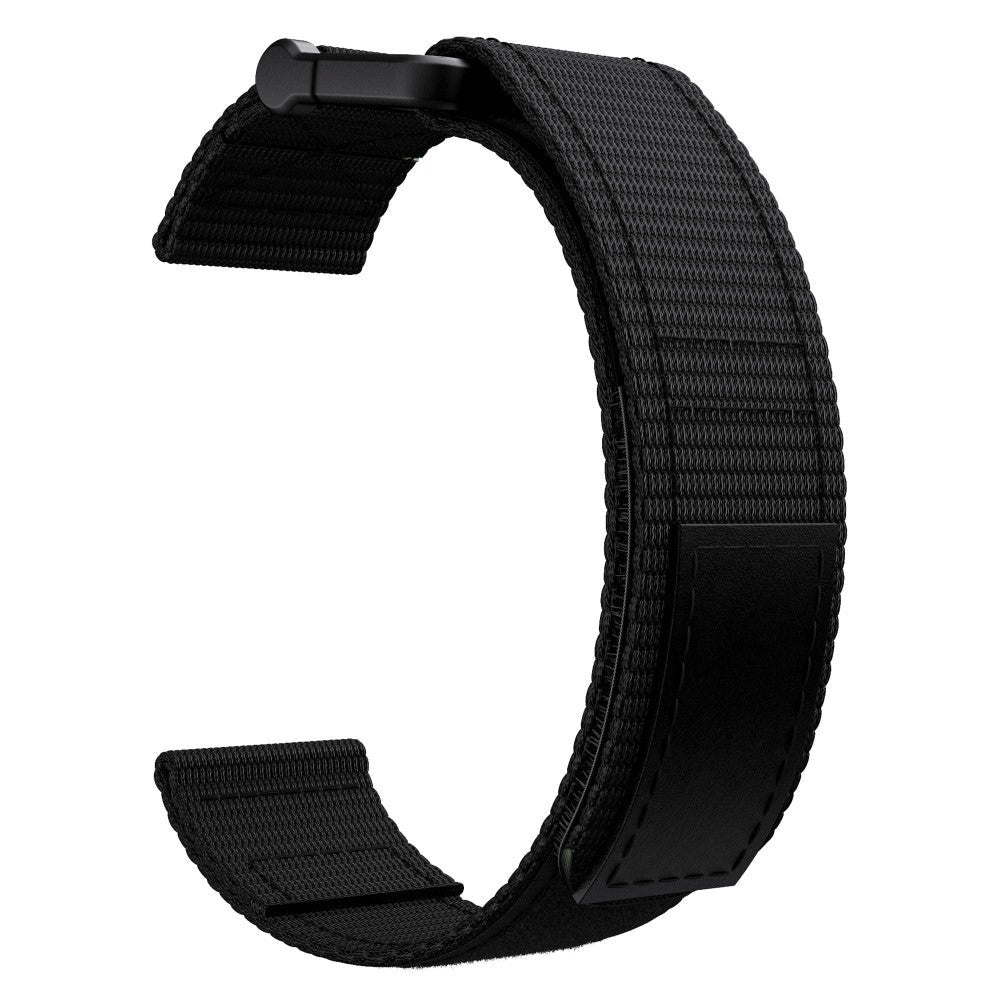 Universal Garmin 22mm Nylon Rem m. Velcro - Sort