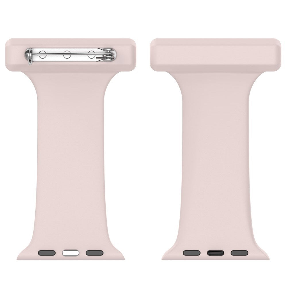 Apple Watch (38/40/SE/41/42mm) Silikone Sygepleje Urrem - Pink