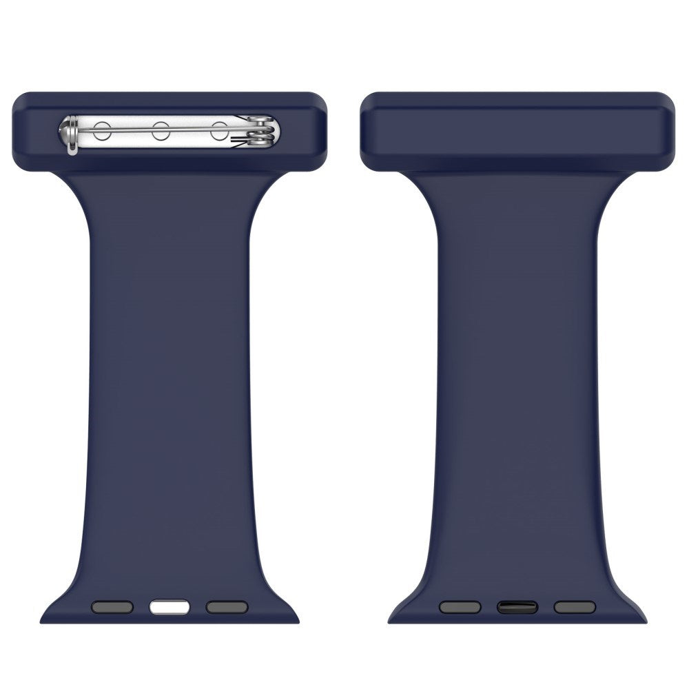 Apple Watch (38/40/SE/41/42mm) Silikone Sygepleje Urrem - Blå