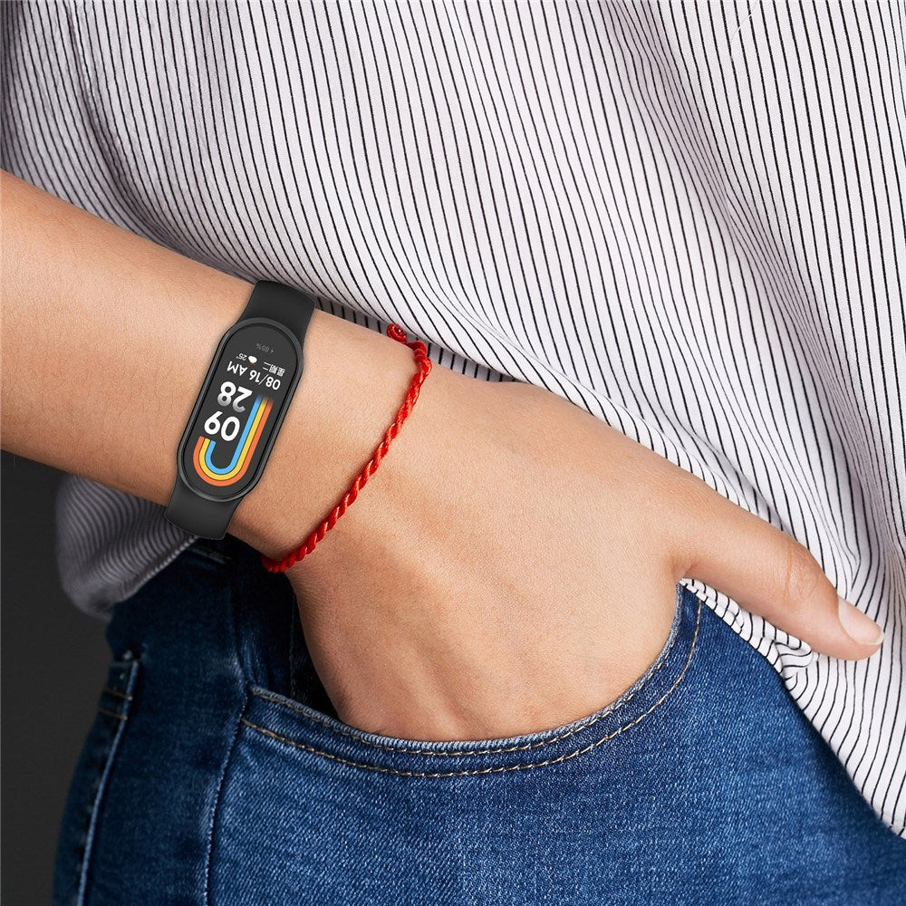 Xiaomi Smart Band 10 / 9 / 8 / NFC Silikonerem - Rød