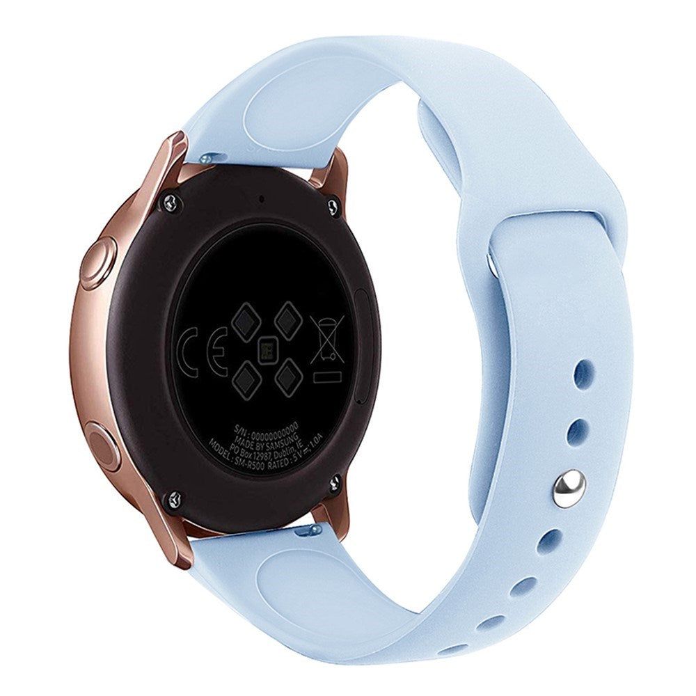 Huawei Watch GT 4 (41mm) / Garmin Venu 3S (18mm) Silikone Urrem - Lyseblå