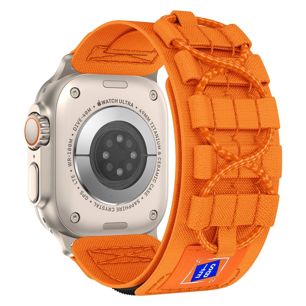 EIDERWOOD Apple Watch (42/44/SE/45/46/49mm) Nylon Rem - Orange