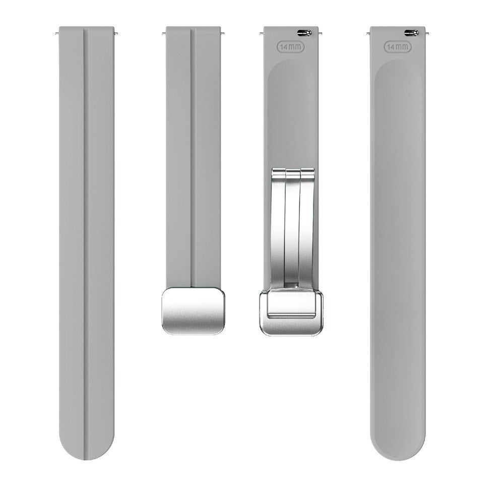 EIDERWOOD Garmin Lily 2 Magnetisk Silikone Urrem - Grå