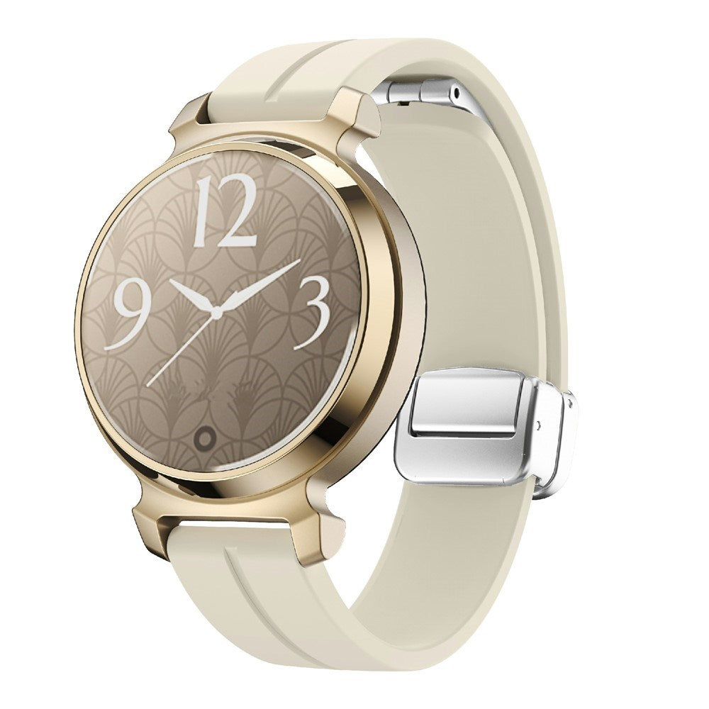 EIDERWOOD Garmin Lily 2 Magnetisk Silikone Urrem - Beige