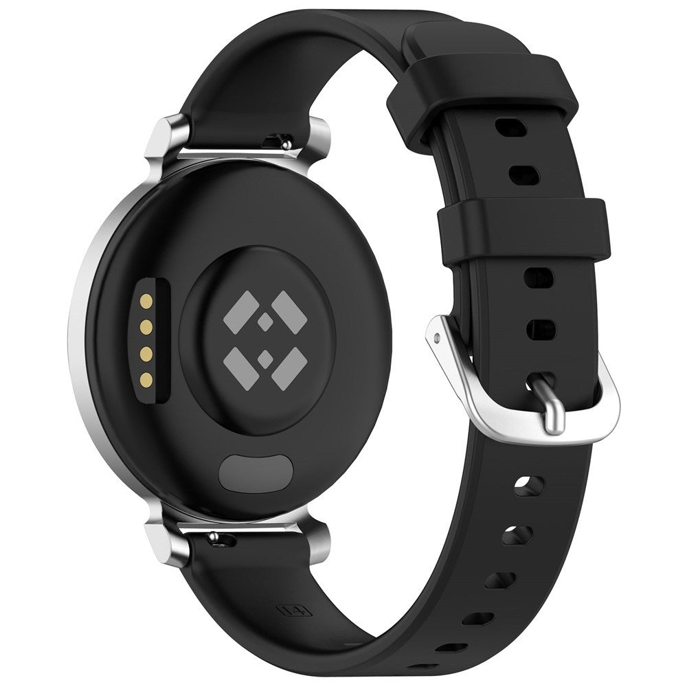 EIDERWOOD Garmin Lily 2 Silikone Urrem m. Metalspænde - Sort
