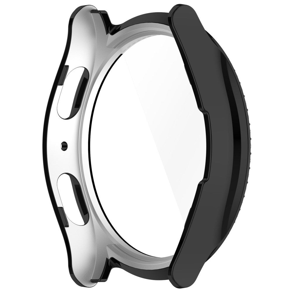 Samsung Galaxy Watch 7 (40mm) Hårdt Plastik Cover m. Indbygget Skærmbeskyttelse - Sort & Rhinsten