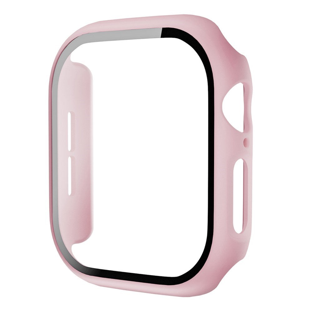 Apple Watch 11 / 10 (46mm) Hård Plast Case m. Indbygget Skærmbeskyttelse - Lyserød