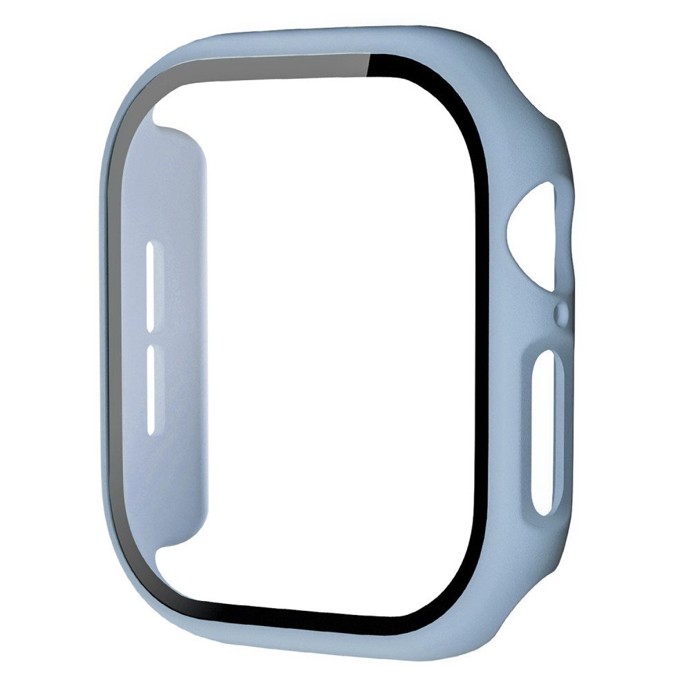 Apple Watch 11 / 10 (46mm) Hård Plast Case m. Indbygget Skærmbeskyttelse - Lyseblå
