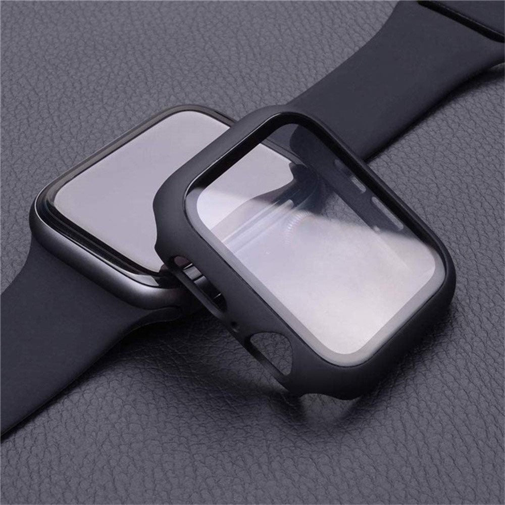 Apple Watch 11 / 10 (42mm) Hård Plast Case m. Indbygget Skærmbeskyttelse - Grøn
