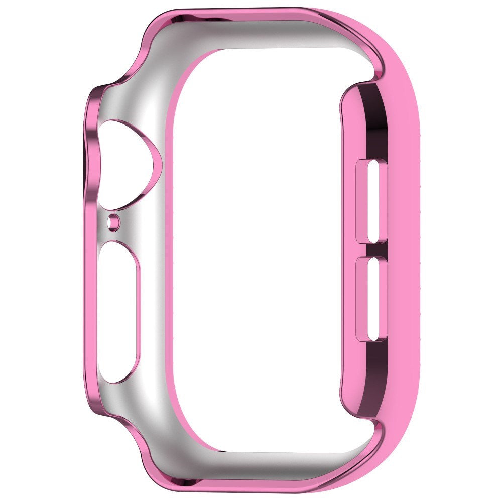 Apple Watch 11 / 10 (42mm) Hårdt Plast Cover m. Rhinsten - Pink / Rhinsten