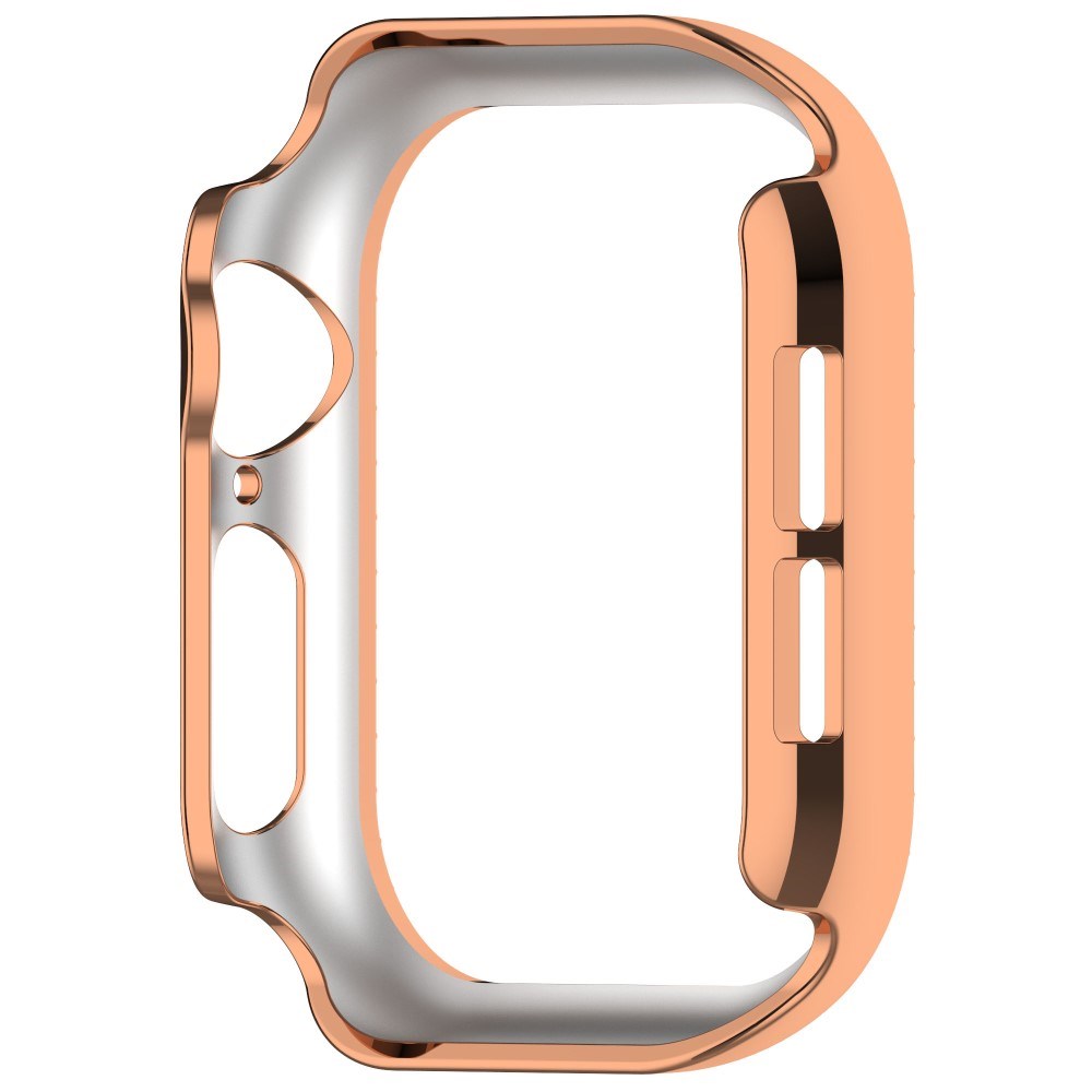 Apple Watch 11 / 10 (42mm) Hårdt Plast Cover m. Rhinsten - Rose Gold / Rhinsten