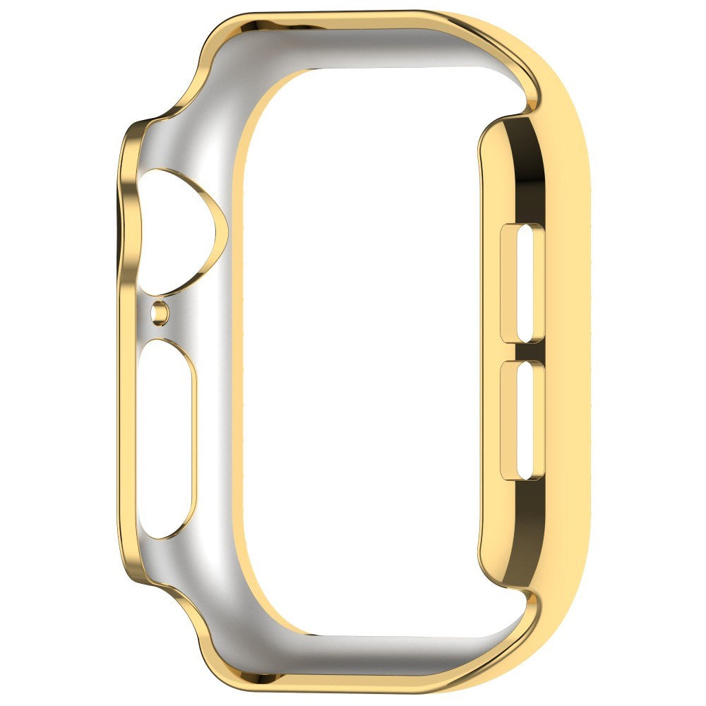 Apple Watch 11 / 10 (46mm) Hårdt Plast Cover m. Rhinsten - Guld / Rhinsten