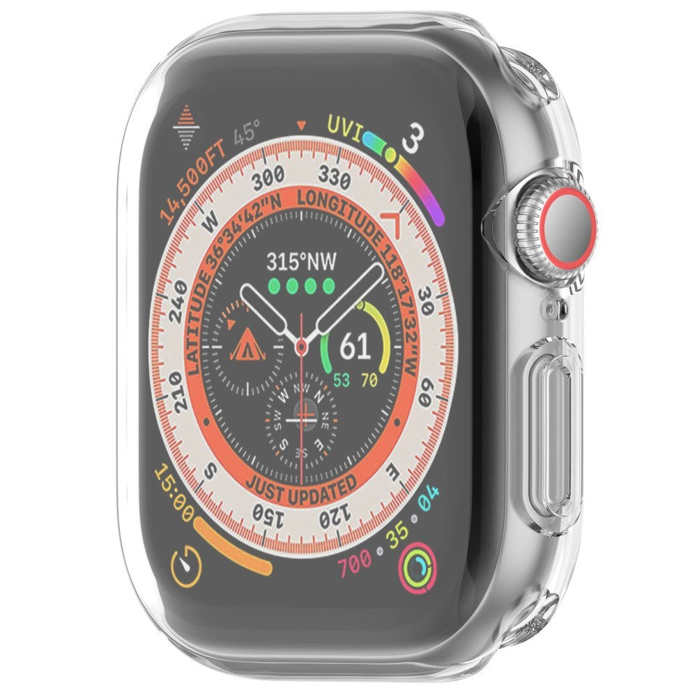 Apple Watch 11 / 10 (42mm) Fleksibelt Plast Cover - Inkl. Skærmbeskyttelse - Gennemsigtig
