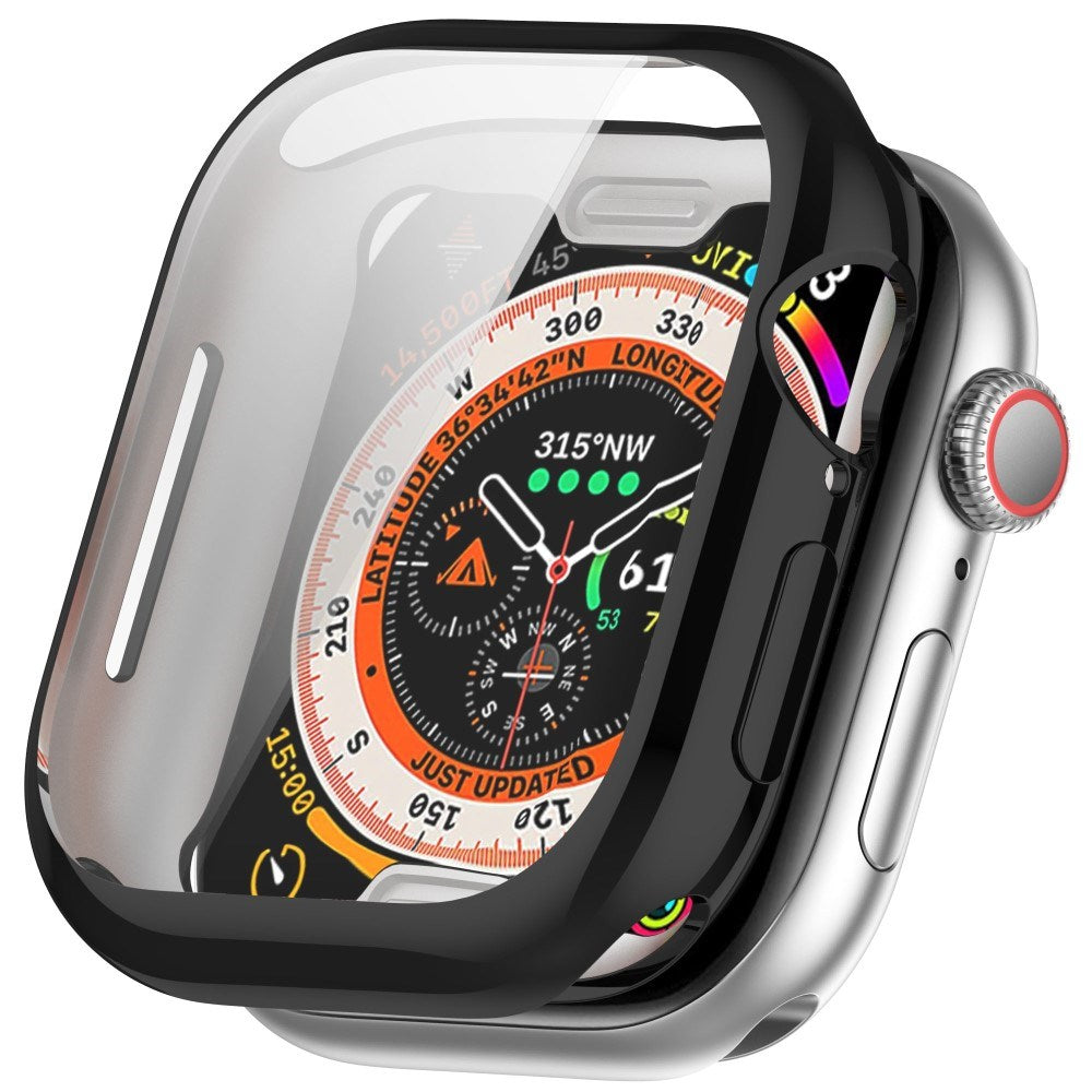 Apple Watch 11 / 10 (46mm) Fleksibelt Plast Cover - Inkl. Skærmbeskyttelse - Sort