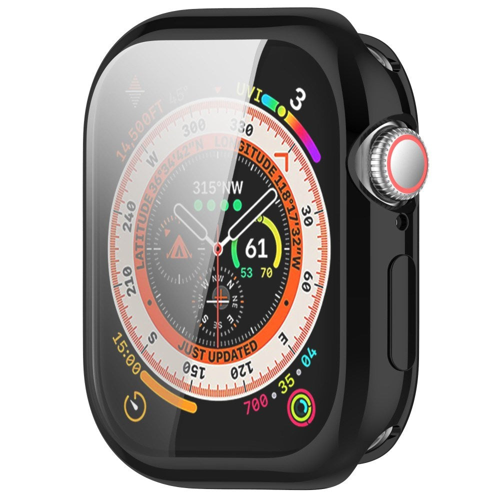 Apple Watch 11 / 10 (46mm) Fleksibelt Plast Cover - Inkl. Skærmbeskyttelse - Sort