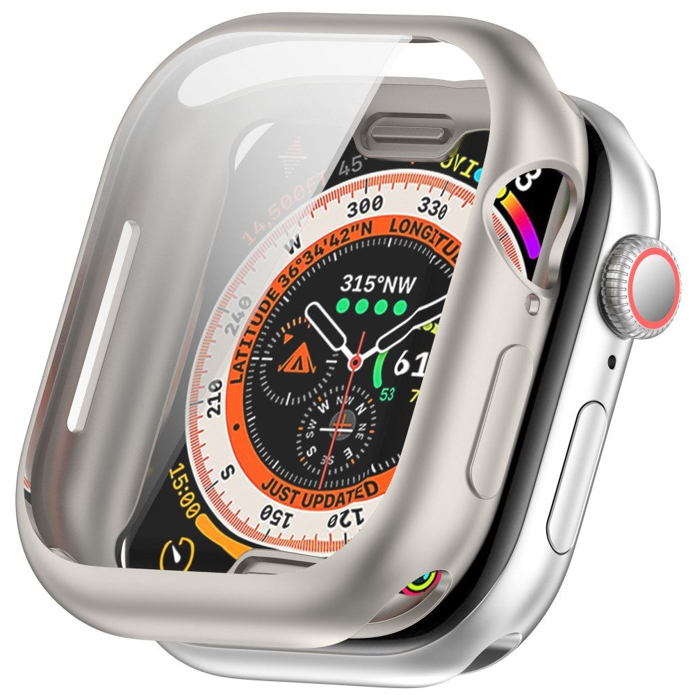 Apple Watch 11 / 10 (46mm) Fleksibelt Plast Cover - Inkl. Skærmbeskyttelse - Starlight