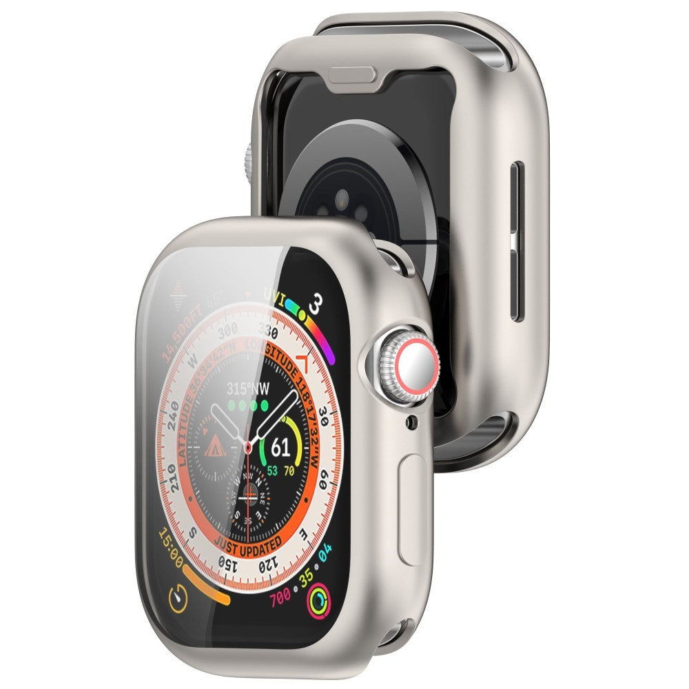 Apple Watch 11 / 10 (46mm) Fleksibelt Plast Cover - Inkl. Skærmbeskyttelse - Starlight