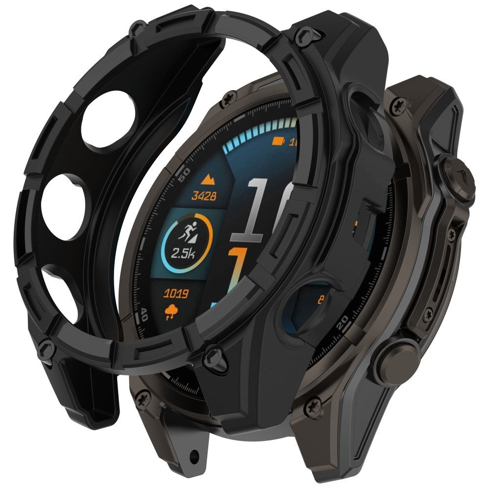 Garmin Tactix 8 Solar (51mm) - Bumper Plastik Cover - Sort