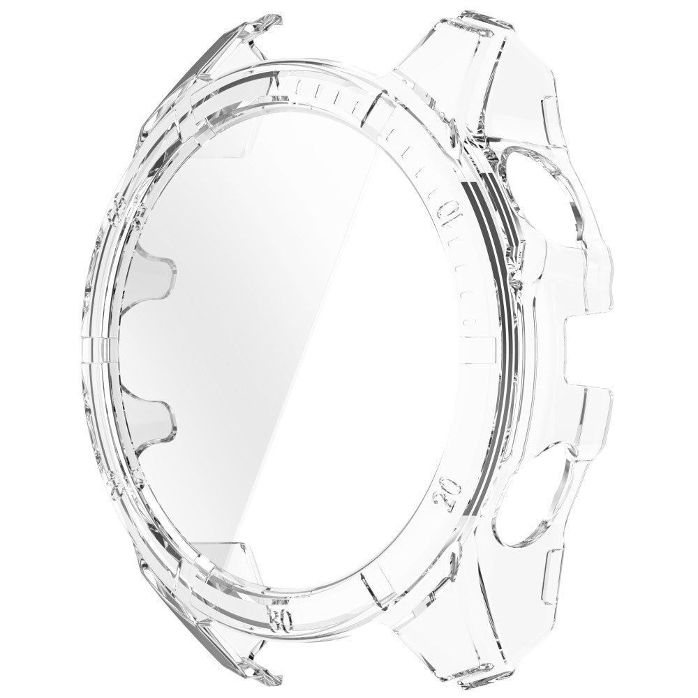 Garmin Tactix 8 AMOLED (51mm) - Hårdt Plastik Cover m. Beskyttelsesglas - Gennemsigtig
