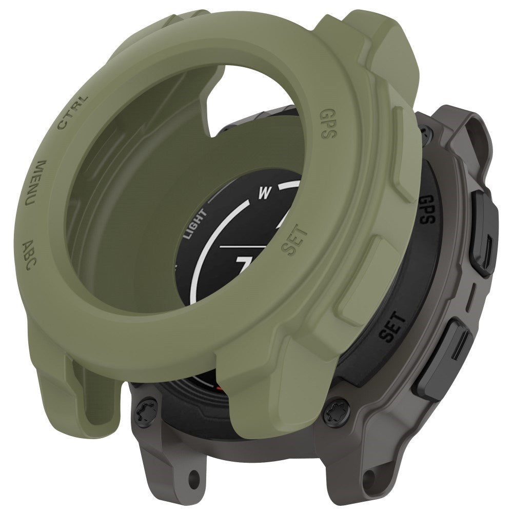 Garmin Instinct E (40mm) - Bumper Silikone Cover - Army Grøn