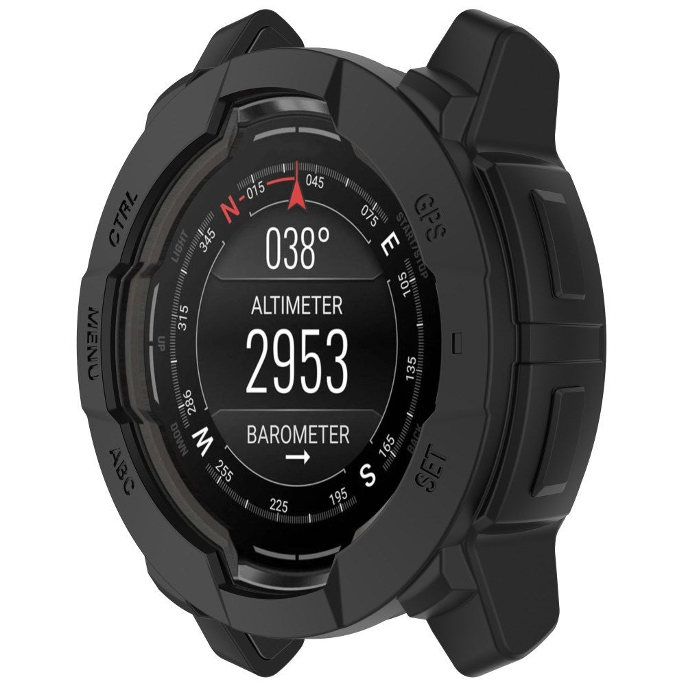 Garmin Instinct E (45mm) - Bumper Silikone Cover - Sort