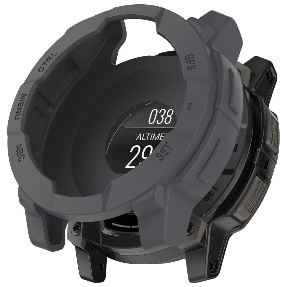 Garmin Instinct E (45mm) - Bumper Silikone Cover - Grå