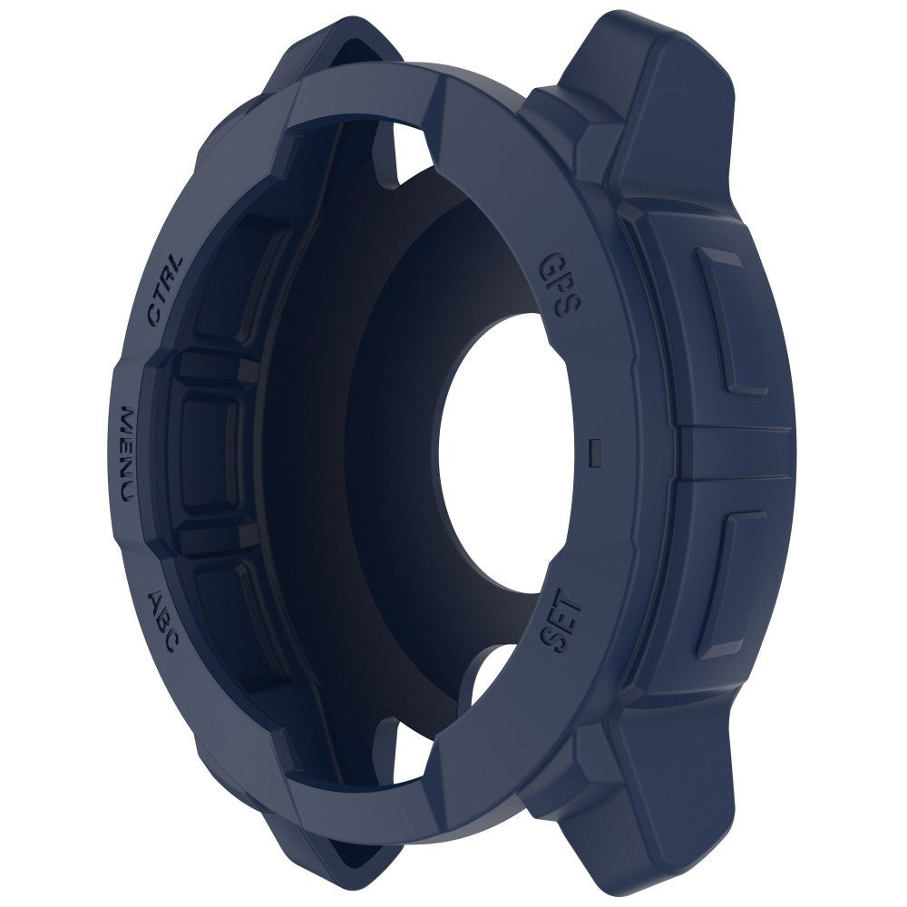 Garmin Instinct 3 AMOLED / Solar (50mm) - Bumper Silikone Cover - Blå