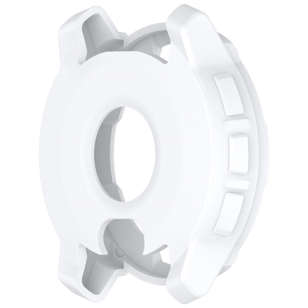 Garmin Instinct 3 AMOLED / Solar (50mm) - Bumper Silikone Cover - Hvid