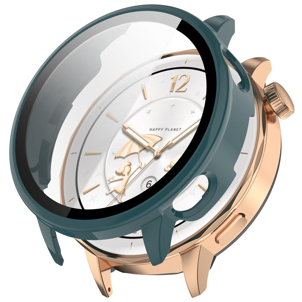 OnePlus Watch 3 (43mm) Cover m. Indbygget Skærmbeskyttelse - Grøn