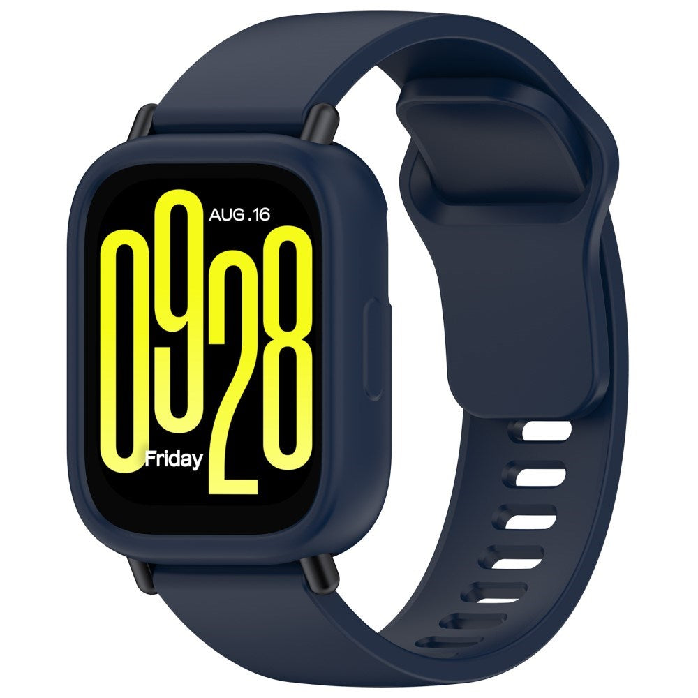 Xiaomi Redmi Watch 5 Active - Bumper Silikone Cover - Blå