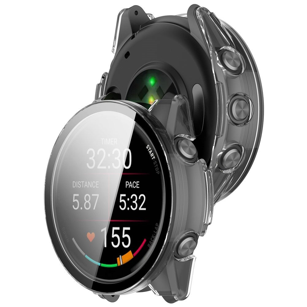 Garmin Forerunner 570 (47mm) Cover m. Indbygget Skærmbeskyttelse - Gennemsigtig
