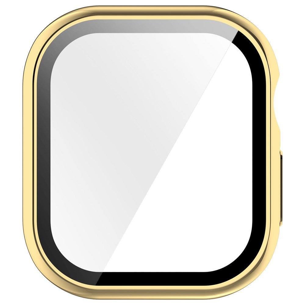 Apple Watch Series 12 (46mm) Case m. Indbygget Hærdet Glas Skærmbeskyttelse - Guld