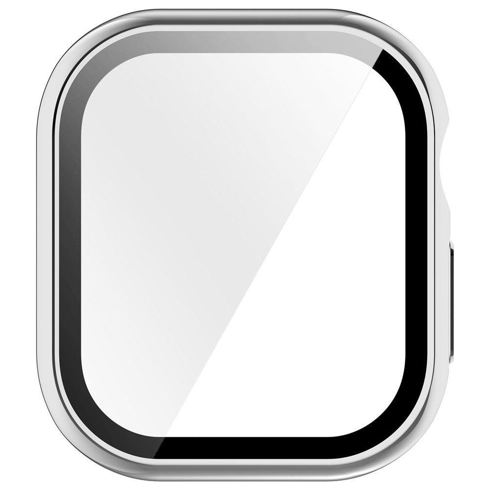 Apple Watch Series 12 (46mm) Case m. Indbygget Hærdet Glas Skærmbeskyttelse - Sølv