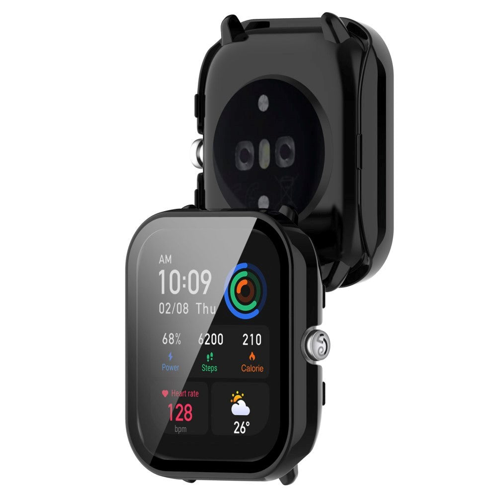 Amazfit GTS 4 Mini Hård Plast Case m. Indbygget Skærmbeskyttelse - Sort