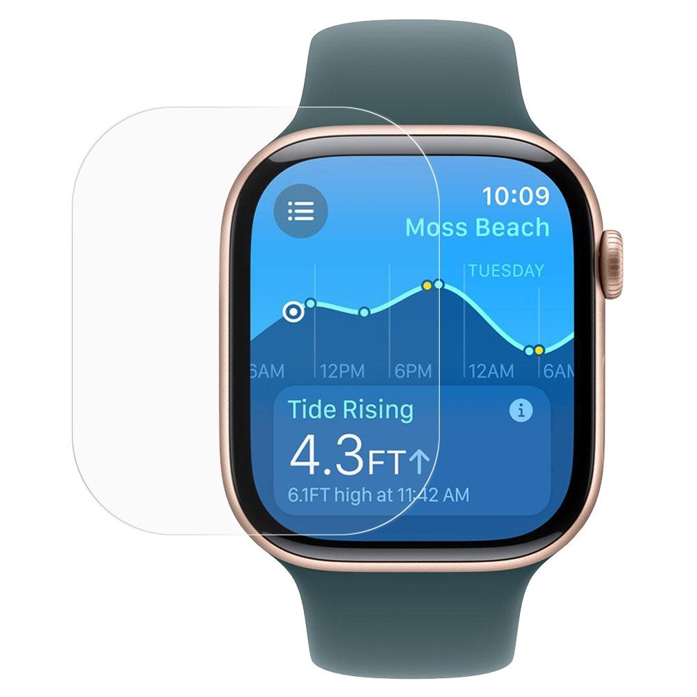 Apple Watch 11 / 10 (42mm) Skærmbeskyttelsesfilm - Gennemsigtig